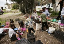 «Φίλοι του Πρασίνου» και μικροί επιστήμονες δείχνουν το δρόμο της σποράς στην Τήνο