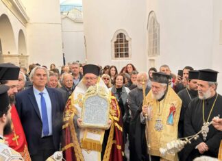 Περιφορά Αγίας Εικόνος Μεγαλόχαρης Τήνου (ΦΩΤΟ & ΒΙΝΤΕΟ)