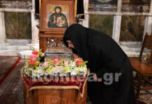 Τήνος – Παραμονή Τιμίας Κάρας Οσίας Πελαγίας στον Ι.Ν. Μεγαλόχαρης