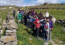 Αμπασάδα – Εργαστήριο Ξερολιθιάς με παιδιά της Τήνου