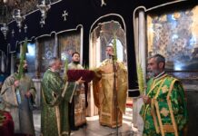 Η Κυριακή των Βαΐων στη Μεγαλόχαρη της Τήνου