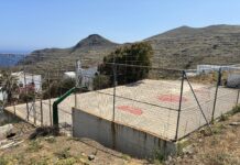 Στο επίκεντρο η αθλητική εγκατάσταση στην Παναγία Βουρνιώτισσα Τήνου